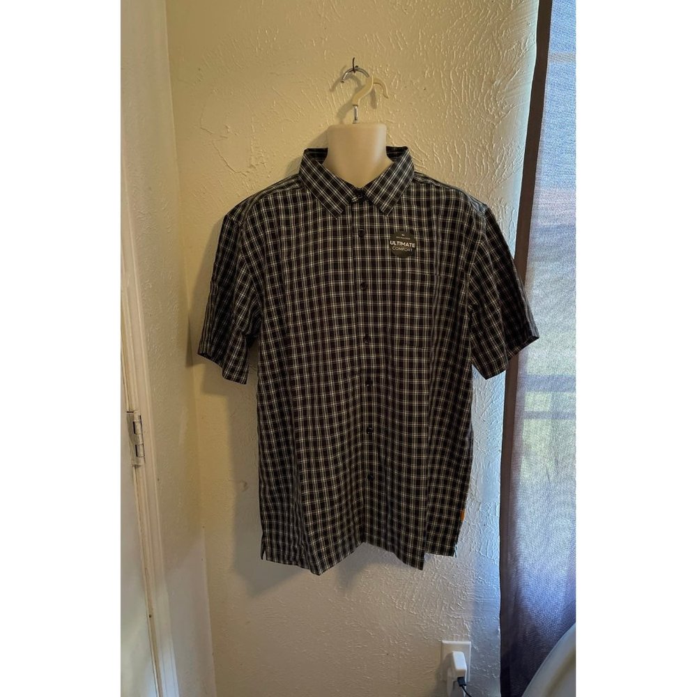 Quiksilver size XL men's button front dress shirt short sleeve nwt